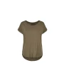 T-shirts BUILD YOUR BRAND LADIES LONG SLUB TEE voor bedrukking &amp; borduring