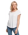 T-shirts BUILD YOUR BRAND LADIES LONG SLUB TEE voor bedrukking &amp; borduring