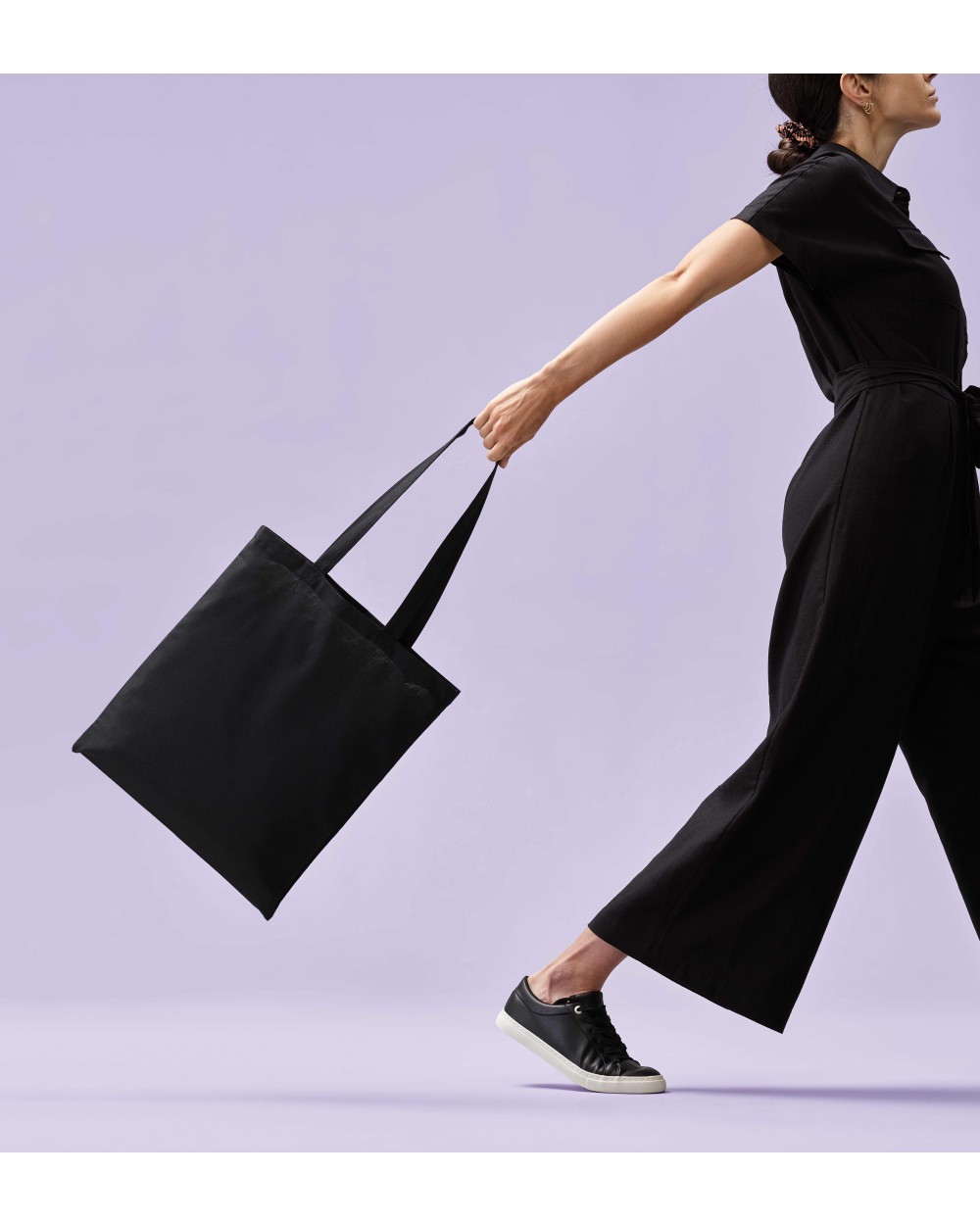 Tassen & Zakken NUTSHELL Cotton shopper long handle voor bedrukking &amp; borduring