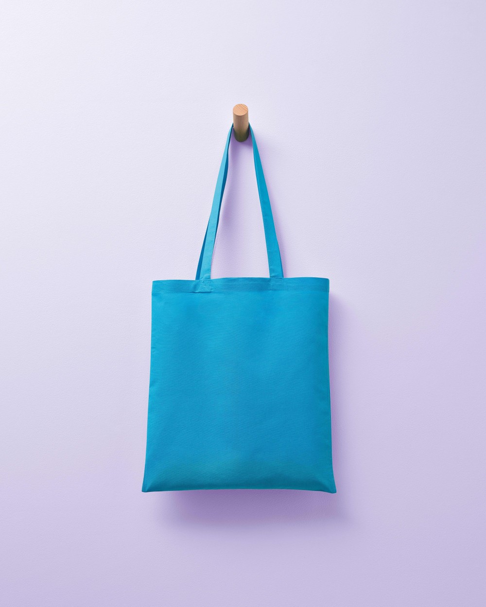 Tassen & Zakken NUTSHELL Cotton shopper long handle voor bedrukking &amp; borduring