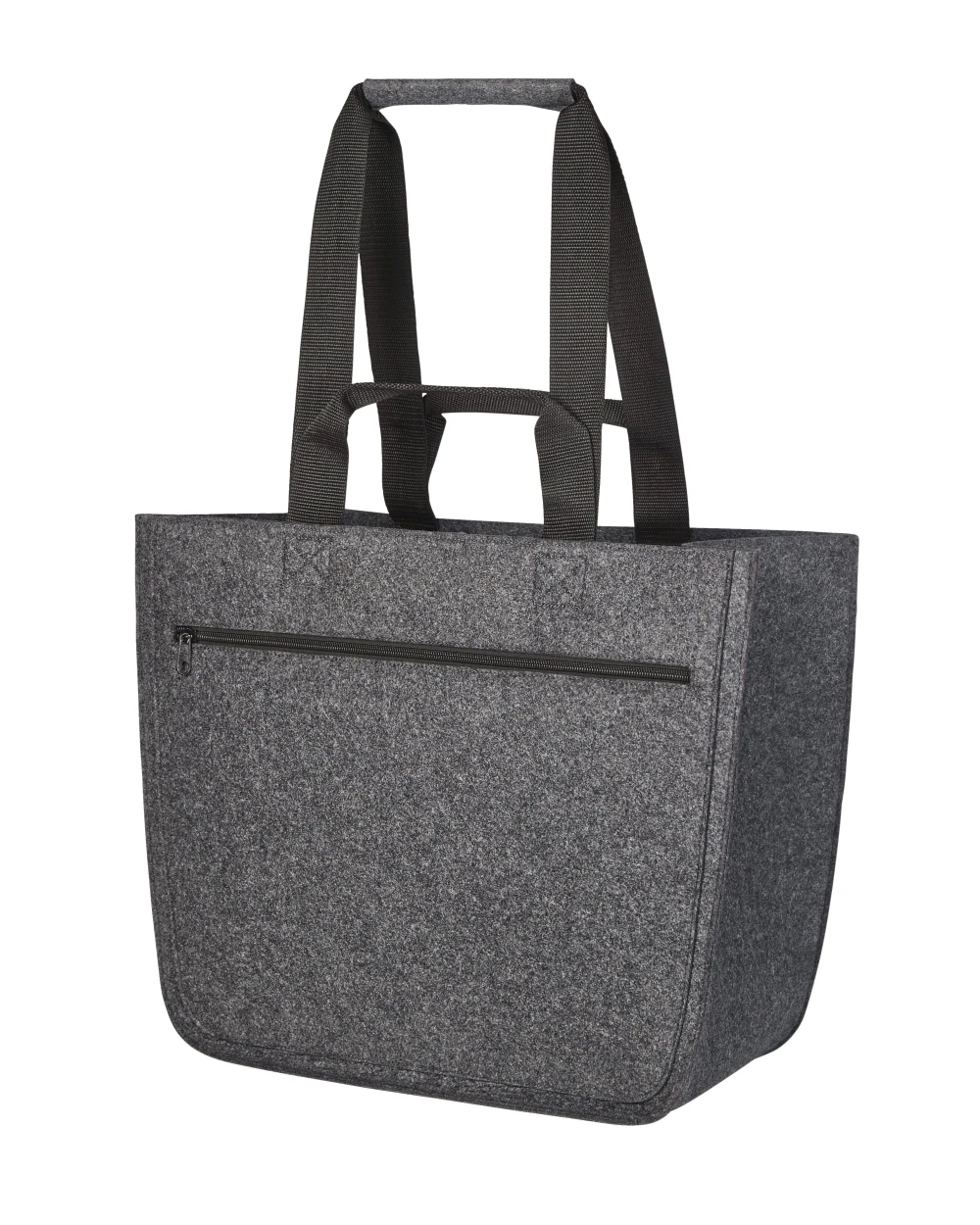 Tassen & Zakken HALFAR Felt Shopper Softbasket voor bedrukking &amp; borduring