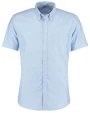 KUSTOM KIT Slim Fit Workwear Oxford Shirt Short Sleeve Hemden personalisierbar