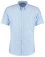 KUSTOM KIT Slim Fit Workwear Oxford Shirt Short Sleeve Hemden personalisierbar