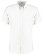 KUSTOM KIT Slim Fit Workwear Oxford Shirt Short Sleeve Hemden personalisierbar