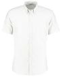 KUSTOM KIT Slim Fit Workwear Oxford Shirt Short Sleeve Hemden personalisierbar
