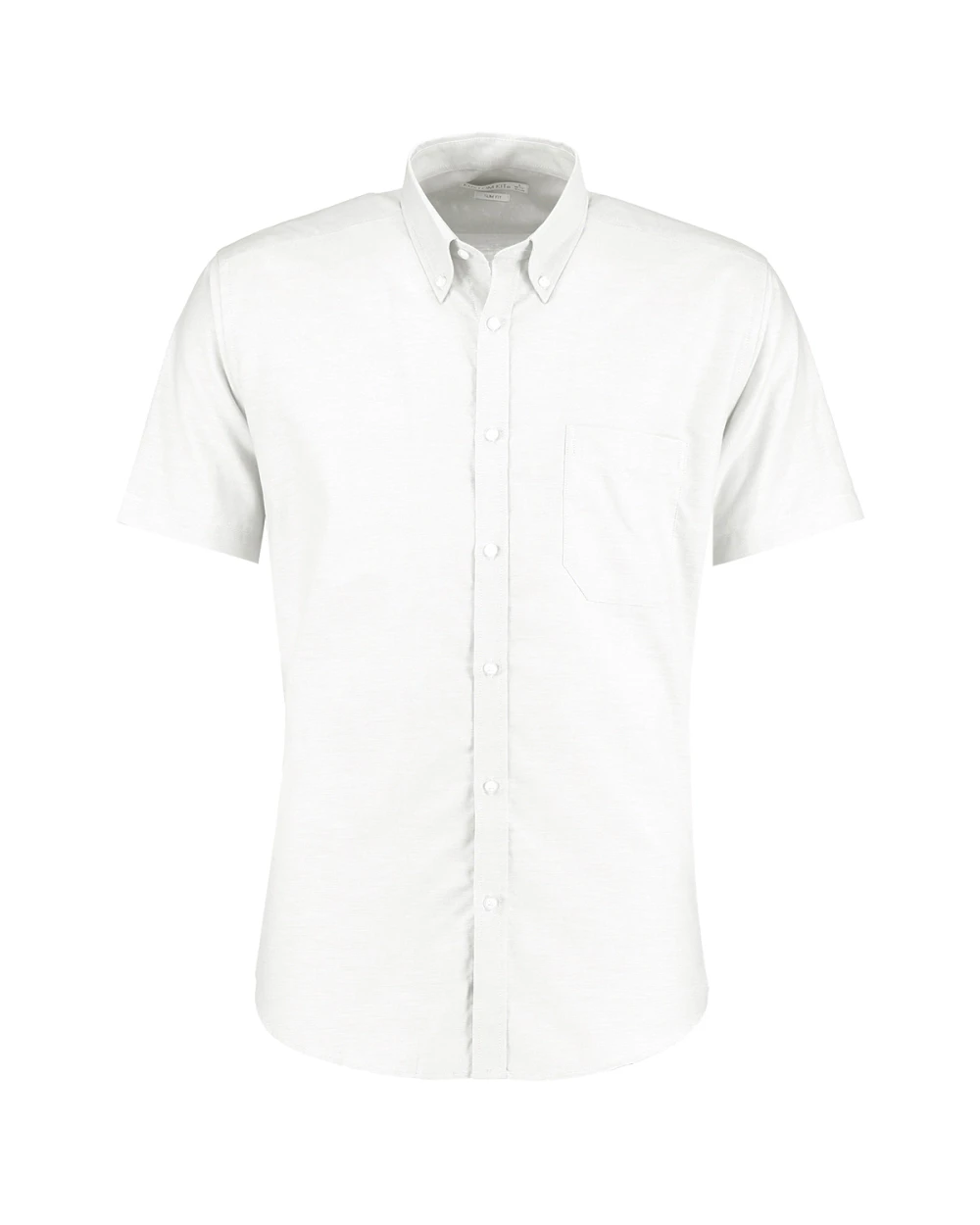KUSTOM KIT Slim Fit Workwear Oxford Shirt Short Sleeve Hemden personalisierbar