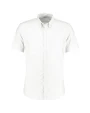 Hemden KUSTOM KIT Slim Fit Workwear Oxford Shirt Short Sleeve voor bedrukking &amp; borduring