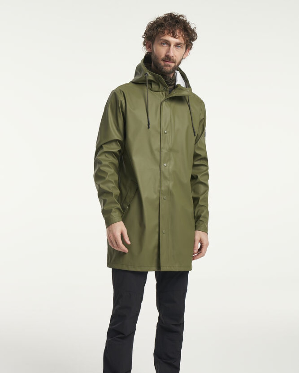 Jassen TENSON Apelviken PU Raincoat Men voor bedrukking &amp; borduring