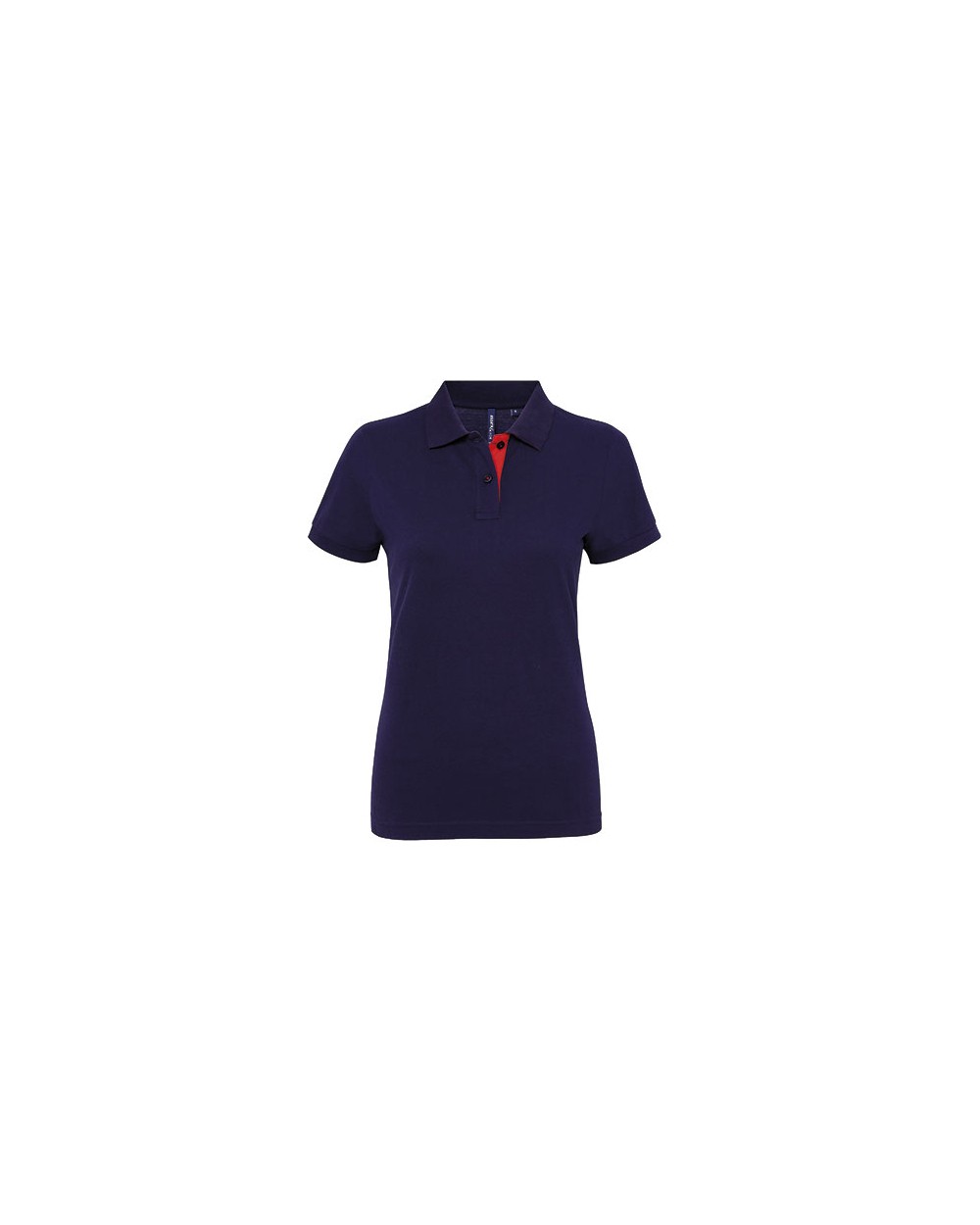 ASQUITH & FOX Women´s Classic Fit Contrast Polo Poloshirts personalisierbar