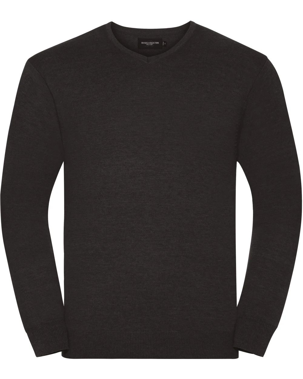 RUSSELL V-neck Knitted Pullover Pullovers personalisierbar