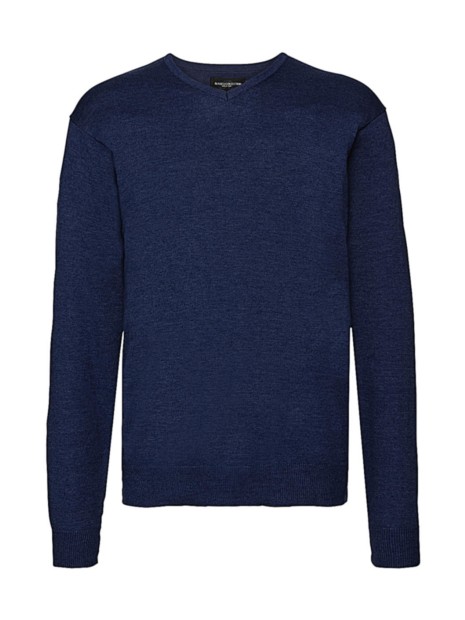 RUSSELL Pullover homme col v /api/colors/84551c17-b11c-43e6-a34a-27a9f115c16c personnalisable