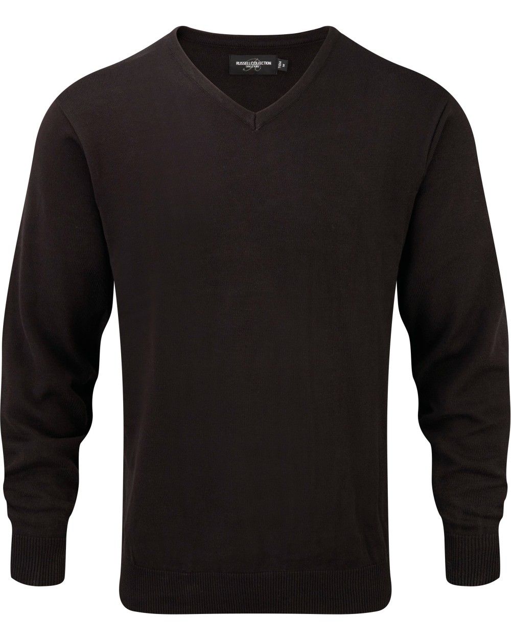 RUSSELL V-neck Knitted Pullover Pullovers personalisierbar