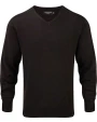 RUSSELL V-neck Knitted Pullover Pullovers personalisierbar