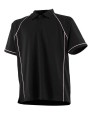 Polo's FINDEN-HALES Kids piped performance polo voor bedrukking &amp; borduring