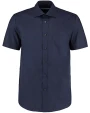 Hemden KUSTOM KIT Classic Fit Business Shirt SSL voor bedrukking &amp; borduring