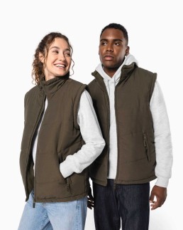 Bodywarmer doublé polaire unisexe
