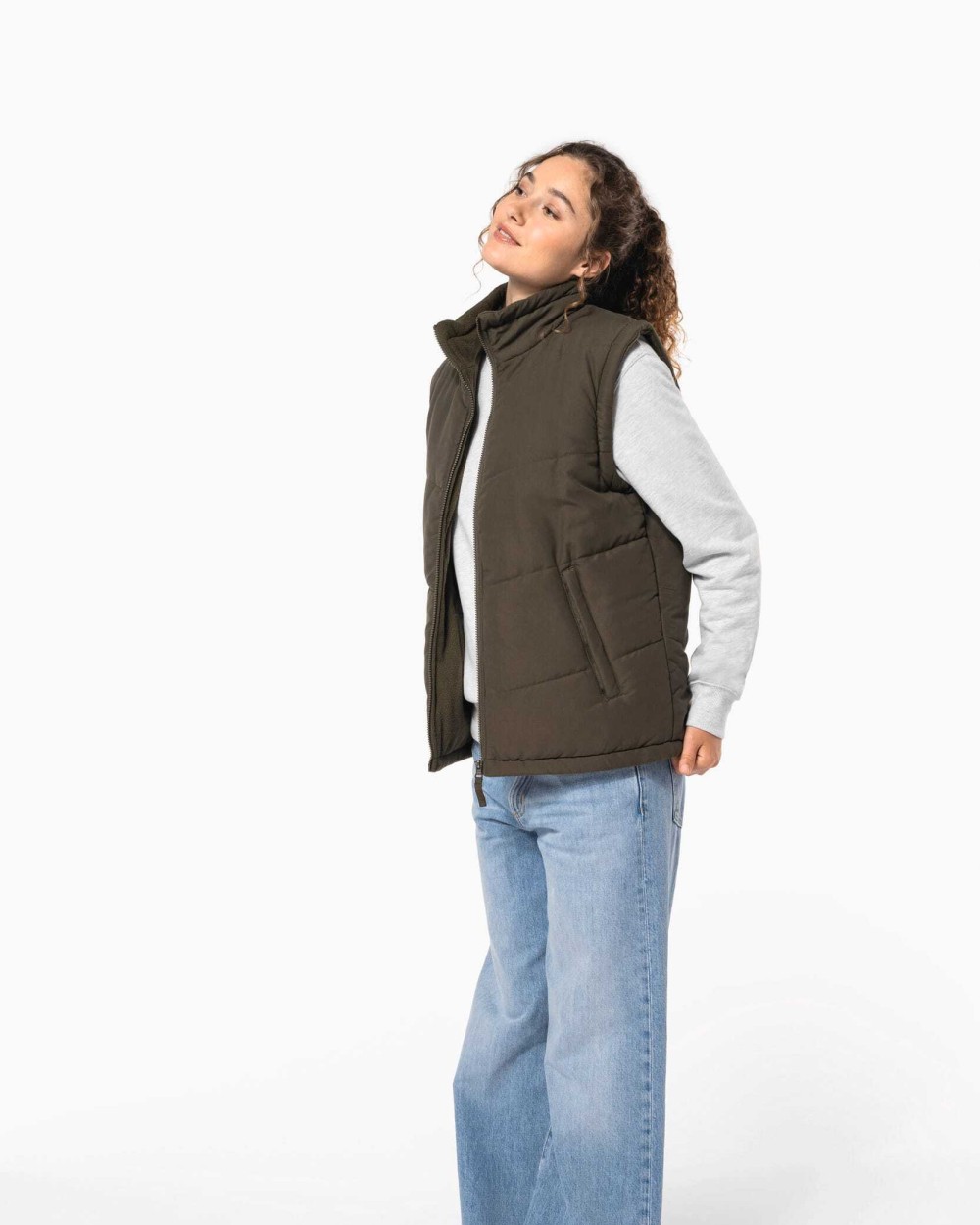 Jassen KARIBAN Met fleece gevoerde bodywarmer voor bedrukking &amp; borduring
