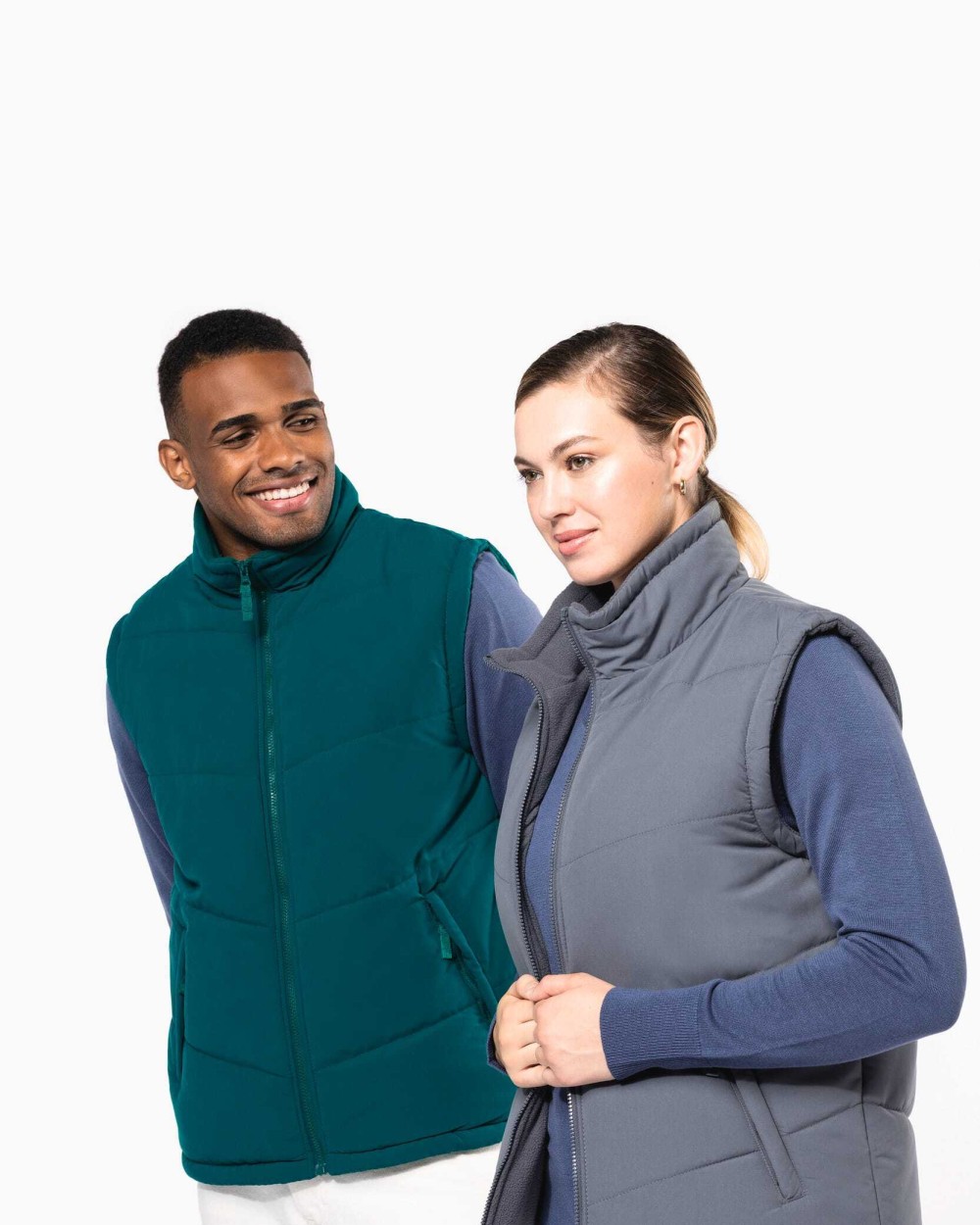 Vestes personnalisable KARIBAN Bodywarmer doublé polaire unisexe