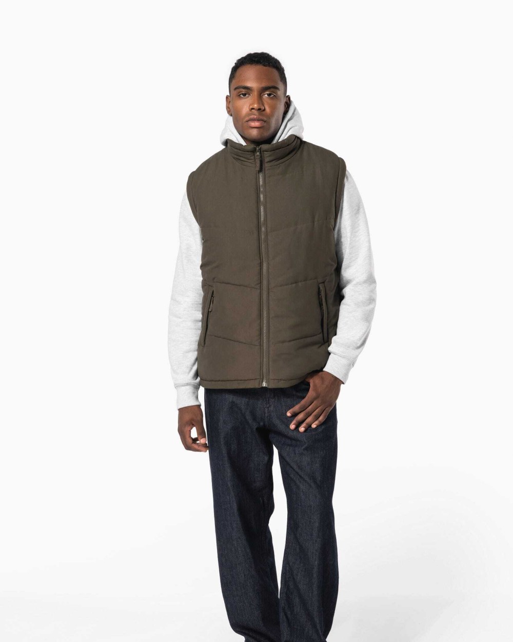 Jassen KARIBAN Met fleece gevoerde bodywarmer voor bedrukking &amp; borduring