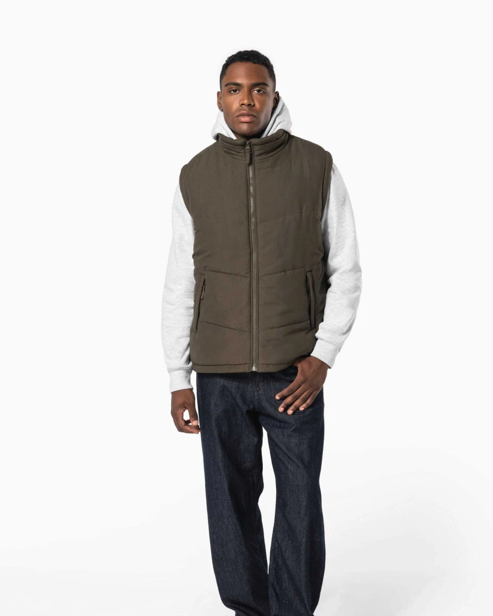Jassen KARIBAN Met fleece gevoerde bodywarmer voor bedrukking &amp; borduring