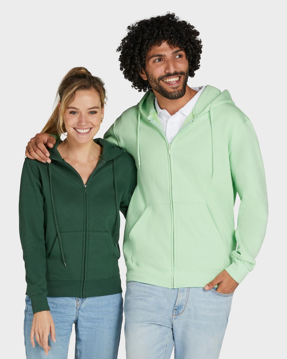 Sweaters & hoodies  Hooded Full Zip Men voor bedrukking &amp; borduring