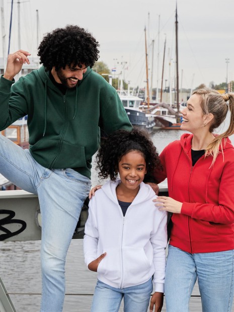 Sweat-shirts à personnaliser SG CLOTHING Hooded Full Zip Men 