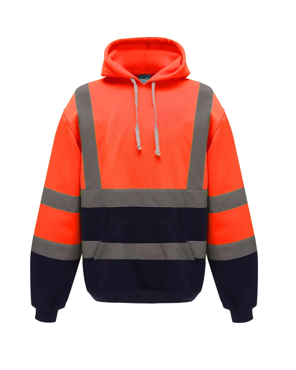Sweat-shirts personnalisable YOKO Sweatshirt capuche haute visibilité