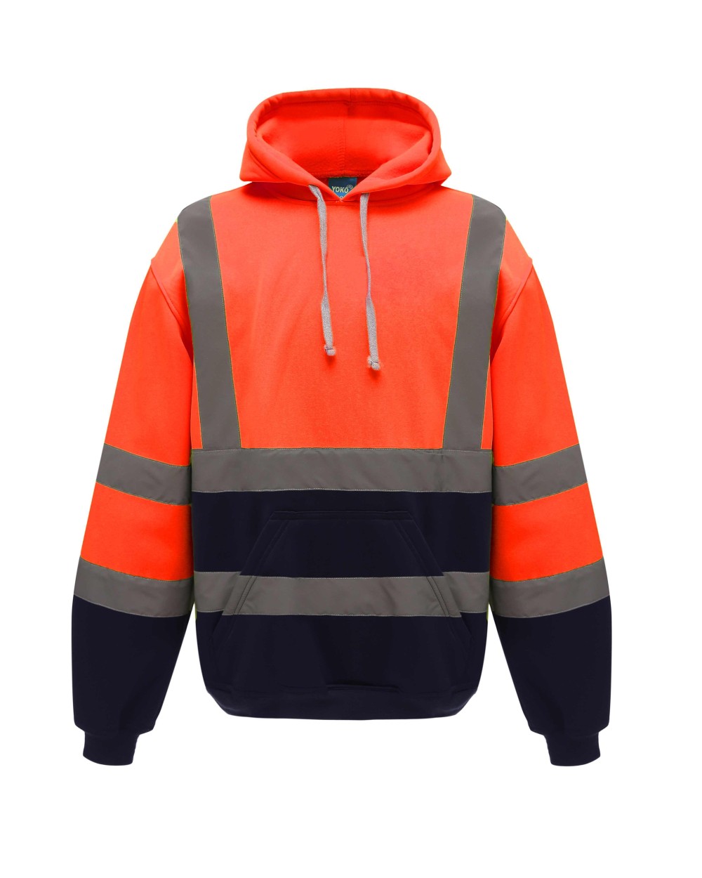 YOKO Hi-Vis pullover hoodie Sweatshirts personalisierbar