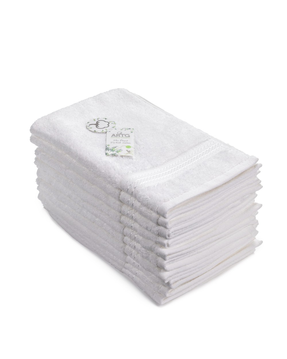 Bad artikelen A&R Natural Bamboo Guest Towel voor bedrukking &amp; borduring