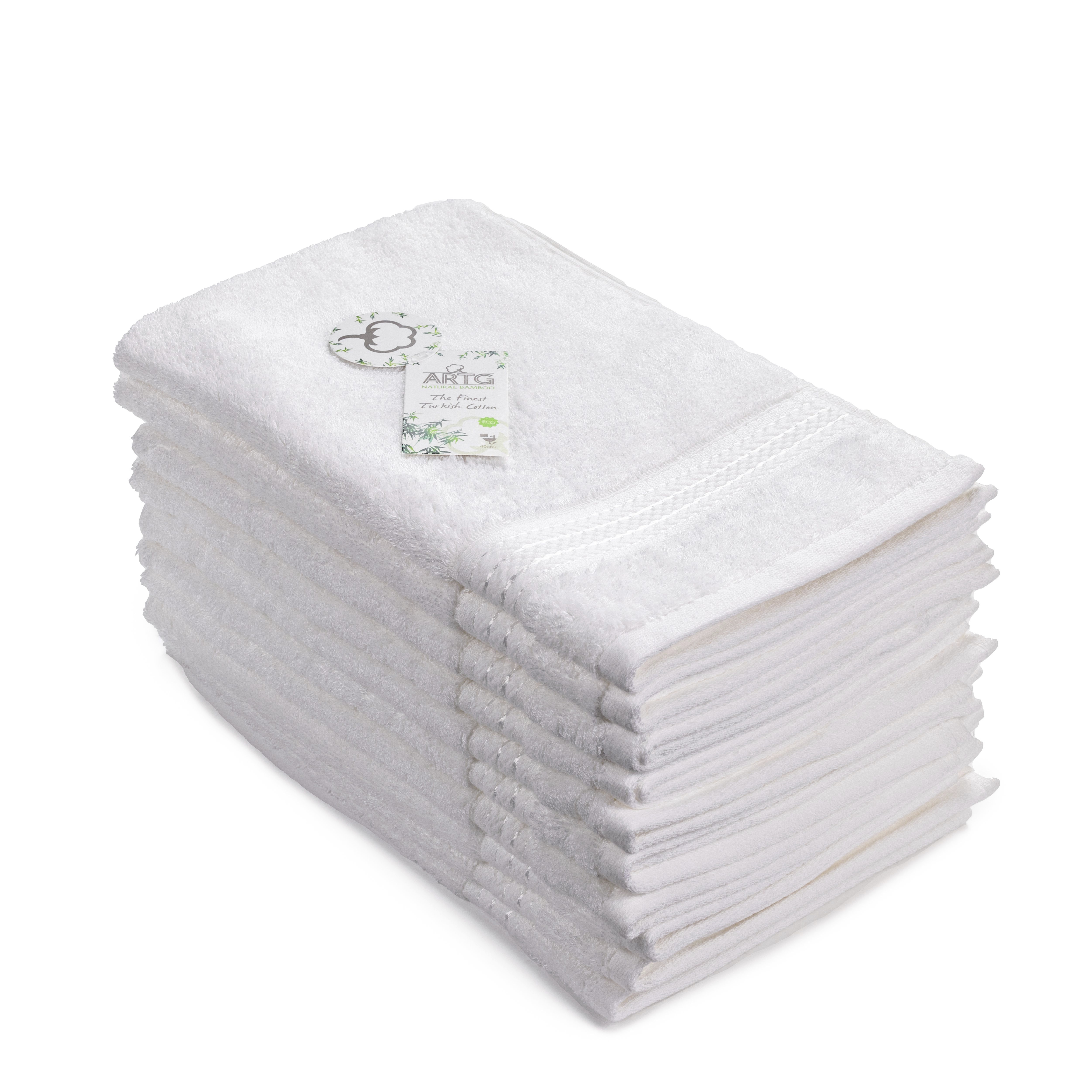 Produits éponges personnalisable A&R Natural Bamboo Guest Towel