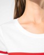 T-shirts KARIBAN Marine-T-shirt ronde hals Bio dames voor bedrukking &amp; borduring