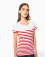 T-Shirts personnalisable Kariban T-shirt marin col rond Bio femme