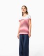 T-shirts KARIBAN Marine-T-shirt ronde hals Bio dames voor bedrukking &amp; borduring