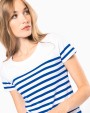 T-Shirts personnalisable KARIBAN T-shirt marin col rond Bio femme