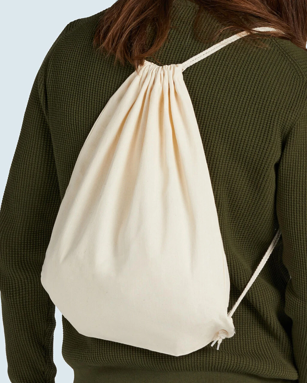 BAGS BY JASSZ Baby Canvas Cotton Drawstring Backpack Taschen personalisierbar