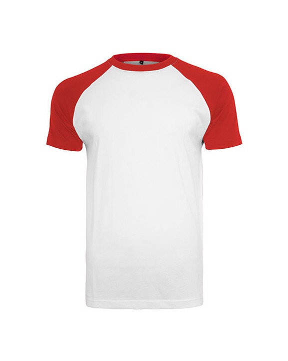 BUILD YOUR BRAND RAGLAN CONTRAST TEE T-Shirts personalisierbar