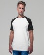 T-shirts BUILD YOUR BRAND RAGLAN CONTRAST TEE voor bedrukking &amp; borduring