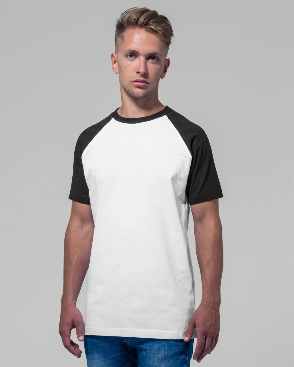 T-Shirts personnalisable BUILD YOUR BRAND RAGLAN CONTRAST TEE