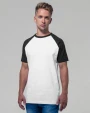 T-Shirts personnalisable BUILD YOUR BRAND RAGLAN CONTRAST TEE