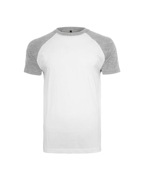 BUILD YOUR BRAND RAGLAN CONTRAST TEE T-Shirts personalisierbar