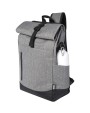 4DO Hoss 15,6" GRS recycelter Rolltop Laptop-Rucksack 12L Taschen personalisierbar