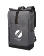 Sacs & Bagagerie personnalisable 4DO Sac à dos Hoss recyclé GRS avec rabat enroulable pour ordinateur portable de 15,6" 12L