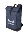 Sacs & Bagagerie personnalisable 4DO Sac à dos Hoss recyclé GRS avec rabat enroulable pour ordinateur portable de 15,6" 12L