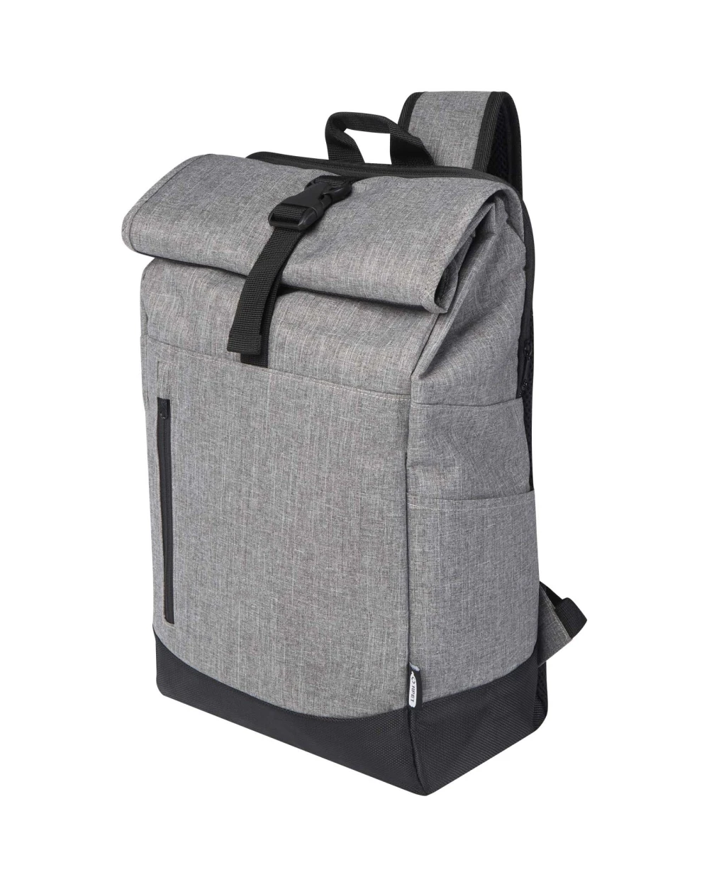 Sacs & Bagagerie personnalisable 4DO Sac à dos Hoss recyclé GRS avec rabat enroulable pour ordinateur portable de 15,6" 12L