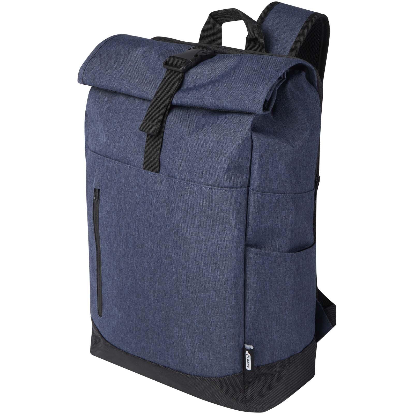 Sacs & Bagagerie personnalisable 4DO Sac à dos Hoss recyclé GRS avec rabat enroulable pour ordinateur portable de 15,6" 12L