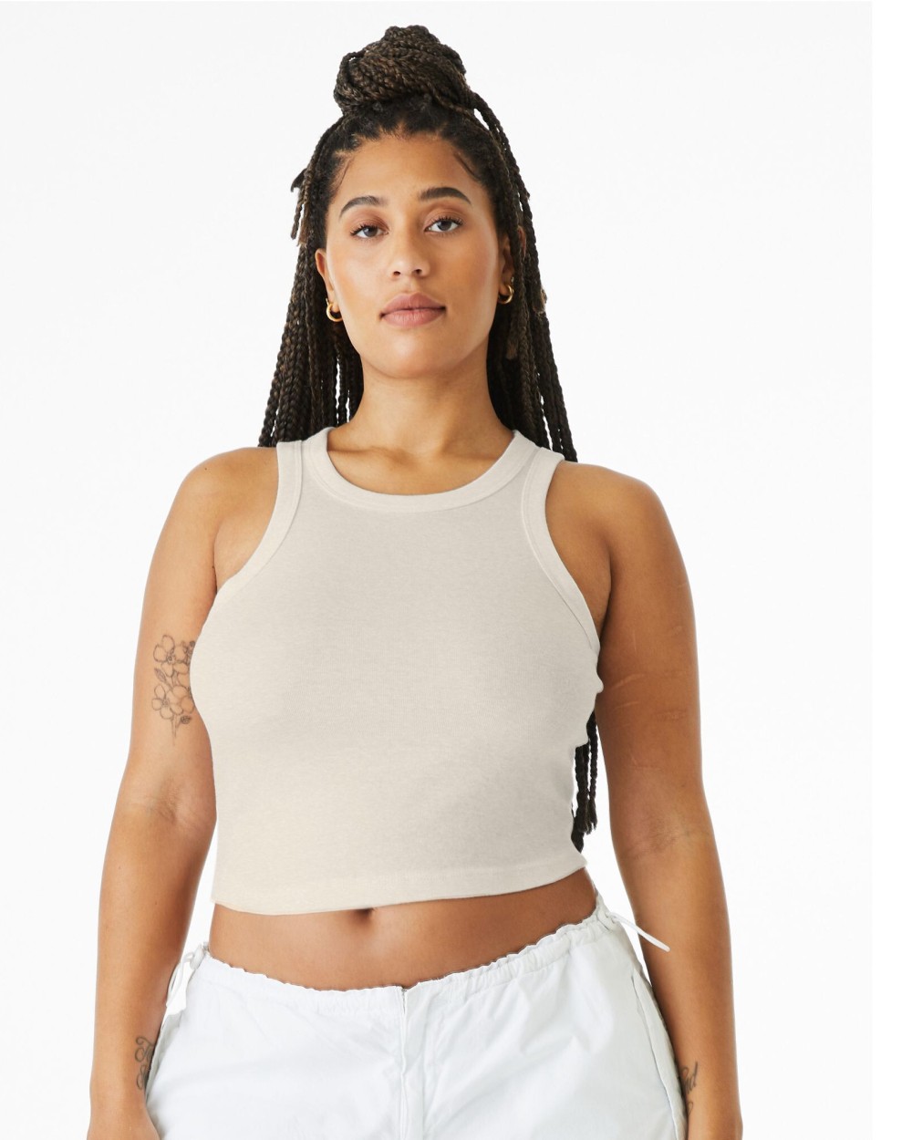 T-shirts BELLA-CANVAS WOMEN'S MICRO RIB RACER TANK voor bedrukking &amp; borduring