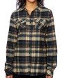 Hemden BURNSIDE Women`s Woven Plaid Flannel Shirt voor bedrukking &amp; borduring