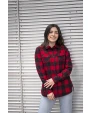 Chemises personnalisable BURNSIDE Women's Woven Plaid Flannel Shirt