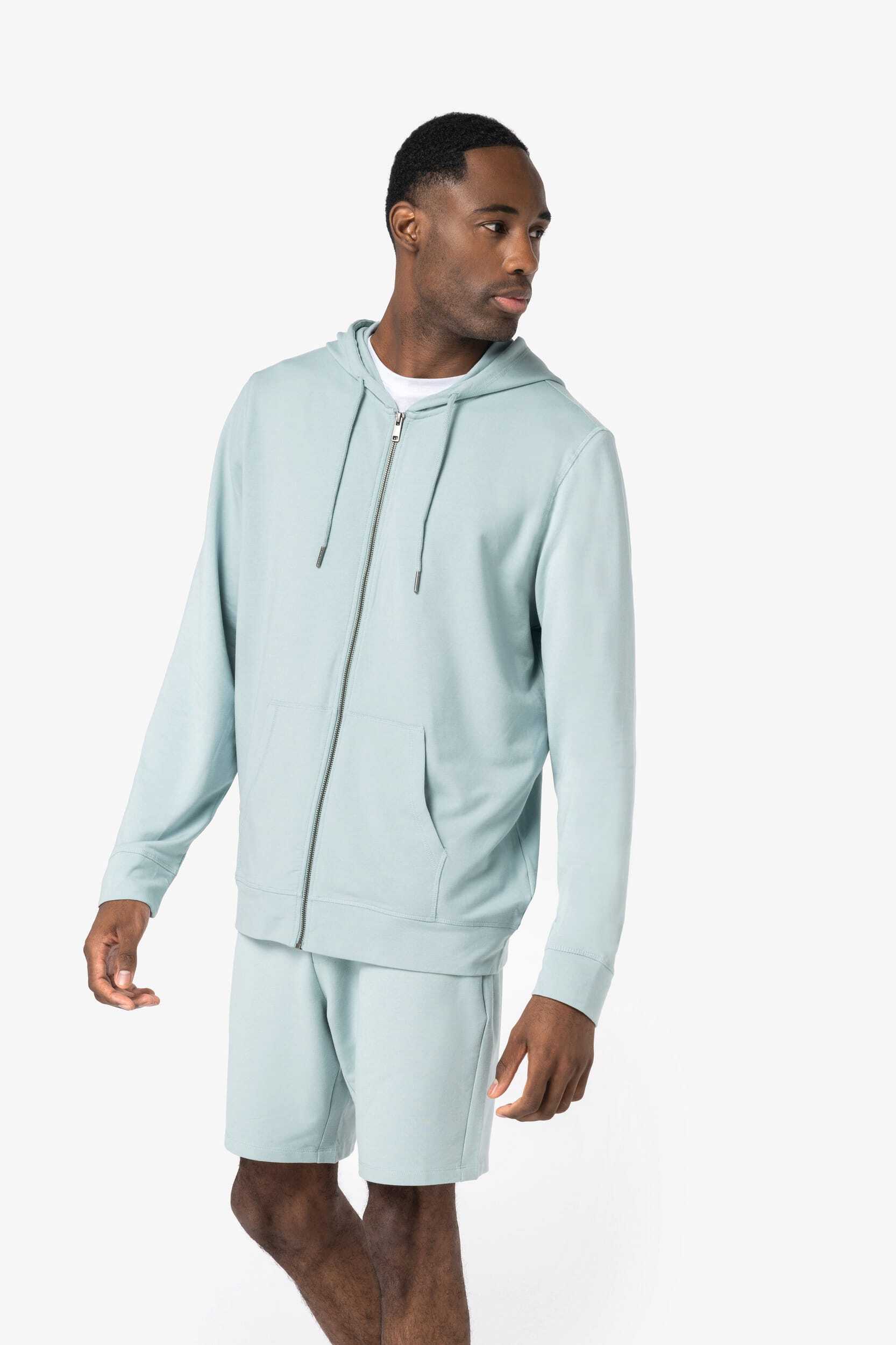 Sweat-shirts personnalisable NATIVE SPIRIT Sweat-shirt écoresponsable zippé à capuche en modal homme