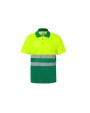 Polo's VELILLA TWO-TONE HIGH VISIBILITY SHORT SLEEVE POLO SHIRT voor bedrukking &amp; borduring